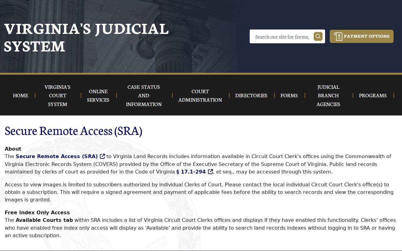 Salem street directory Virginia deed index access source